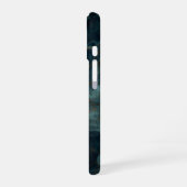 Blauwe marmer iPhone 16 hoesje (Linkerkant)