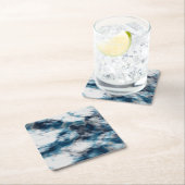 Blauwe marmer kartonnen onderzetters (Insitu)