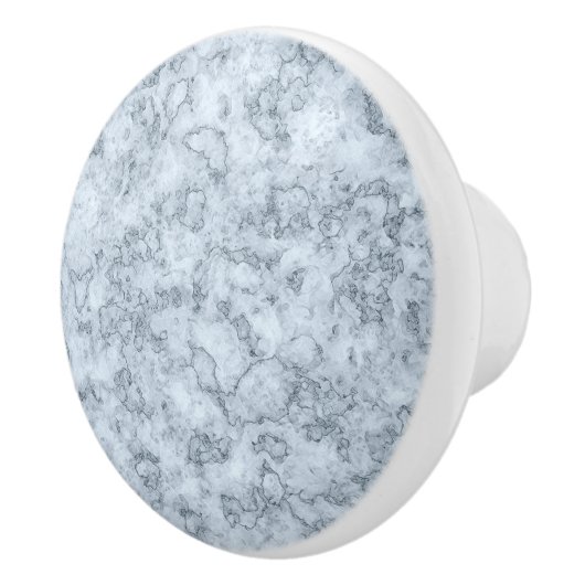 Blauwe marmer keramische knop (Rechts)