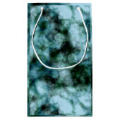 Blauwe marmer klein cadeauzakje (Achterkant)