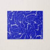Blauwe marmer... legpuzzel (Horizontaal)