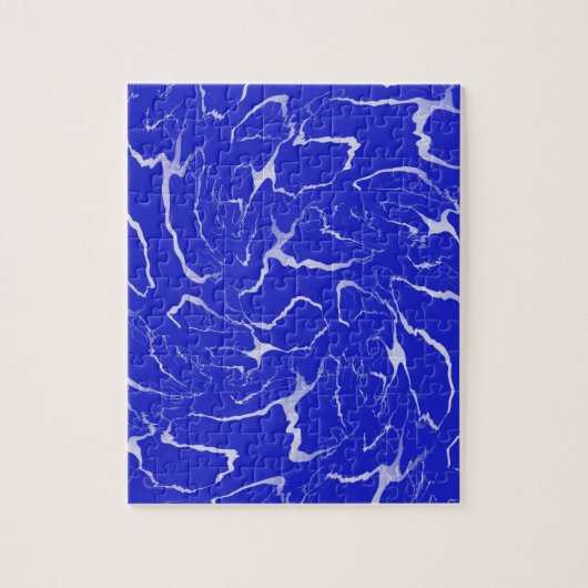 Blauwe marmer... legpuzzel (Verticaal)