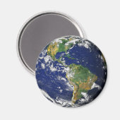 Blauwe marmer magneet (Voorkant / Achterkant)