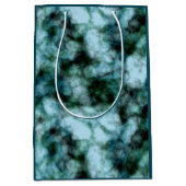 Blauwe marmer medium cadeauzakje (Voorkant)