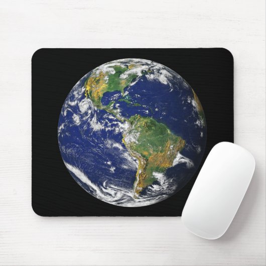 Blauwe marmer muismat (Met muis)