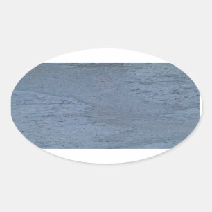 Blauwe marmer Oval Sticker