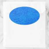 Blauwe marmer Oval Sticker (Tas)