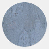 Blauwe marmer Round Sticker (Voorkant)