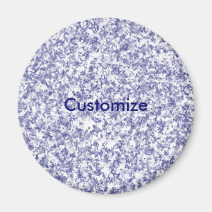 Blauwe marmer - Sjabloon Magneet