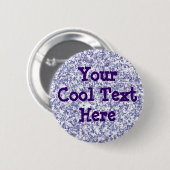 Blauwe marmer - Sjabloon Ronde Button 5,7 Cm (Voorkant /achterkant)