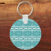 blauwe marmer sleutelhanger (Voorkant)