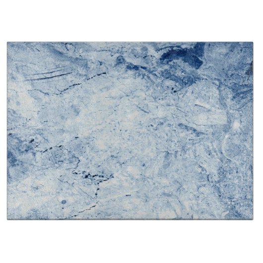Blauwe marmer snijplank (Voorkant)