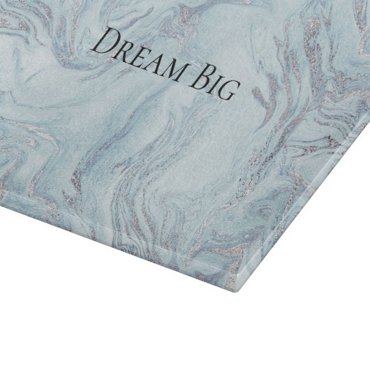 Blauwe marmer snijplank (Hoek)