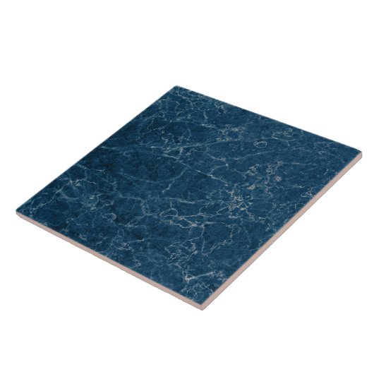 blauwe marmer Stone textuur Tegeltje (Zijkant)