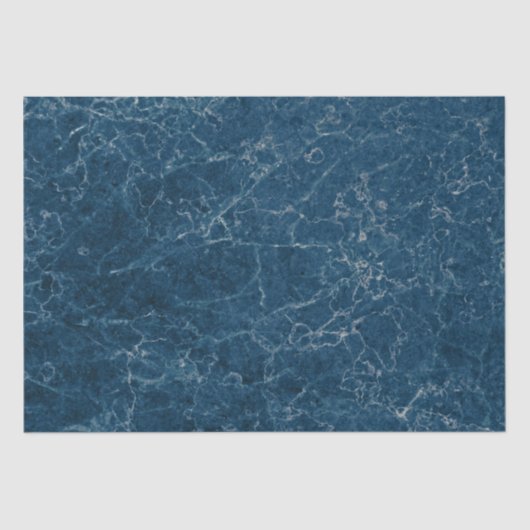 blauwe marmer Stone textuur Tissuepapier (Voorkant)