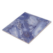 Blauwe marmer Style Moderne keramische tegel Tegeltje (Zijkant)