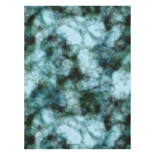 Blauwe marmer tafelkleed (Voorkant)