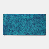 Blauwe marmer Terrazzo Structuur Bureaumat (Voorkant)