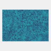 Blauwe marmer Terrazzo Structuur Inpakpapier Vel (Voorkant)