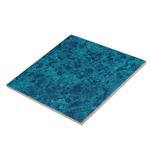 Blauwe marmer Terrazzo Structuur Tegeltje (Zijkant)