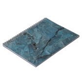 blauwe marmer texture background, Italiaanse marbe Notitieboek (Linkerzijde)