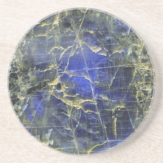 Blauwe marmer zandsteen onderzetter (Voorkant)