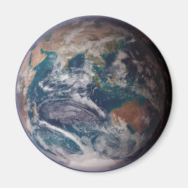 Blauwe marmeraarde (oostelijk halfrond) magneet