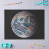 Blauwe marmeraarde (oostelijk halfrond) tissuepapier (Craft)