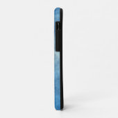 Blauwe Marmeren Abstract Case-Mate iPhone Case (Achterkant/links)