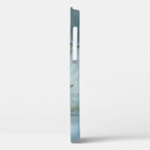 Blauwe marmering Case-Mate iPhone case (Achterkant / Links)