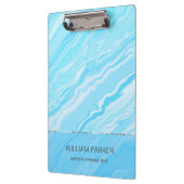 Blauwe marmering klembord (Links)