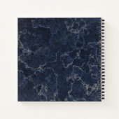 Blauwe marmervlinder volgt je hart notitieboek (Achterkant)