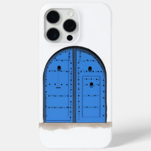 Blauwe Marokkaanse Deur – Elegant Ontwerp Hoestelc iPhone 15 Pro Max Hoesje