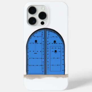 Blauwe Marokkaanse Deur – Elegant Ontwerp Hoestelc iPhone 15 Pro Max Hoesje