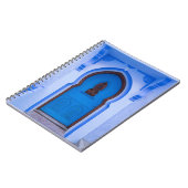 Blauwe Marokkaanse deur Notitieboek (Linkerzijde)