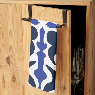 Blauwe Marokkaanse Patroon Keukenhanddoek