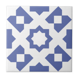 Blauwe Marokkaanse tegel 10 Tegeltje