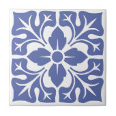 Blauwe Marokkaanse tegel 7 Tegeltje (Voorkant)