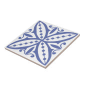 Blauwe Marokkaanse tegel 8 Tegeltje (Zijkant)