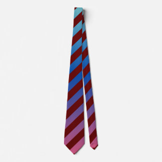 Blauwe maroon rode kleur Stropdas bij tekening des