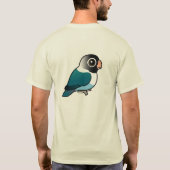 Blauwe Mask Lovebird T-shirt (Achterkant)