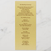 Blauwe Masquerade Huwelijksprogramma Uitnodiging (Achterkant)