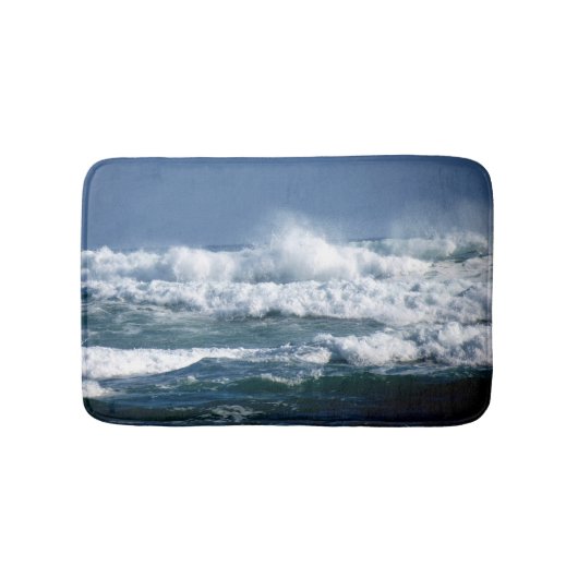 Blauwe mat met waterthema (Voorkant)