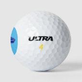 Blauwe Matuka-wimpel, vliegende visserij, vliegend Golfballen (Logo)