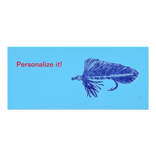 Blauwe Matuka-wimpel, vliegverbinding, vliegkunst Reclamekaart (Voorkant)