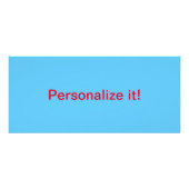 Blauwe Matuka-wimpel, vliegverbinding, vliegkunst Reclamekaart (Achterkant)