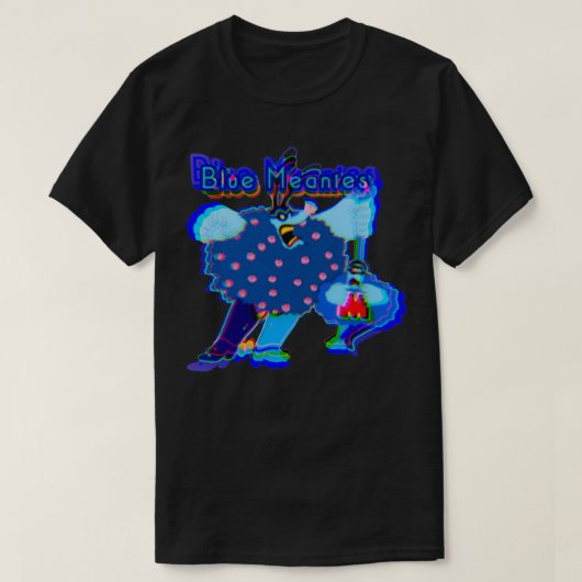 Blauwe media t-shirt (Design voorkant)