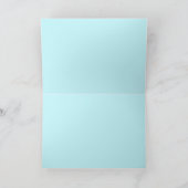 Blauwe meditatie voor het Jaar Feestdagen Kaart (Binnen)