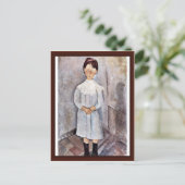 Blauwe meisjes van Modigliani Amedeo Briefkaart (Staand voorkant)