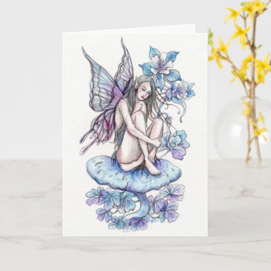 Blauwe melk kaart (Gele Bloem)